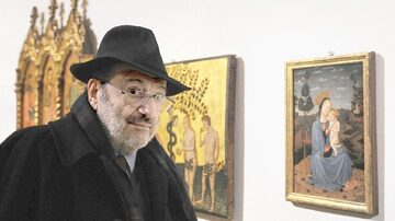 Waldecy Tenório faz referência a Umberto Eco (foto) em 'O Manuscrito de la Maga'. Foto: Roberto Serra/The New York Times