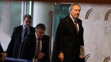 Ministros do STFDias Toffoli (esquerda), Marco Aurélio Mello (centro) e Ricardo Lewandowski (direita). Foto: André Dusek / Estadão