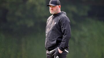 Jul 17, 2023; Washington, D.C., USA; MLS head coach Wayne Rooney of D.C. United looks on during a training session prior to the 2023 MLS All Star Game at American University-Reeves Athletic Complex. Mandatory Credit: Amber Searls-USA TODAY Sports. Foto: Amber Searls/USA TODAY Sports