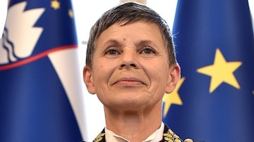 A general eslovena Alenka Ermenc. Foto: Reuters