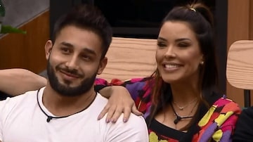 A ex-BBB Ivy Moraes e seu namorado,Nandinho, estão participando do 'Power Couple Brasil'. Foto: RecordTV