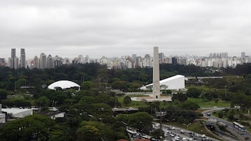 Parque do Ibirapuera, na zona sul de São Paulo