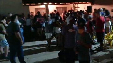 Festa clandestina com menores foi interrompida em São José do Rio Preto, interior de São Paulo. Foto: GCM/Divulgação