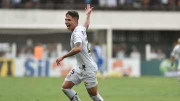 Vínicius Zanocelo fez dois gols na vitória do Santos sobre o América-MG. Foto: Ivan Storti/Santos FC