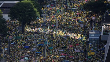 TQ SÃO PAULO 25.02.2024 Ato pró Bolsonaro na Avenida Paulista. FOTO TIAGO QUEIROZ /ESTADÃO. Foto: Tiago Queiroz
