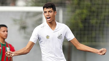 Kaique Rocha, zagueiro do Santos. Foto: Pedro Ernesto Guerra Azevedo/ Santos FC