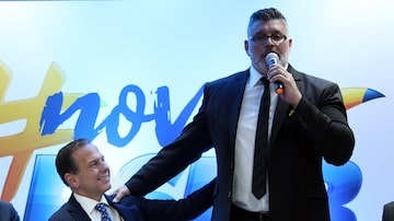 O governador João Doria durante ato que marcou a filiação do deputado federal Alexandre Frota ao PSDB. Foto: JF Diorio/Estadão