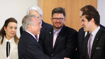 Presidente Michel Temer recebe o prefeito da cidade de Janaúba, Isaildon Mendes. Foto: Dida Sampaio/Estadão