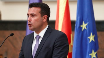 Zoran Zaev, líder do partido social-democrata da Macedônia do Norte. Foto: REUTERS/Ognen Teofilovski