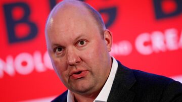 Marc Andreessen, co-founder and general partner of venture capital firm Andreessen Horowitz, speaks at the Iab Mixx Conference and Expo in New York, in this October 2, 2012 file photo. Far from experiencing a bubble, Silicon Valley is in the throes of a "technology depression," Netscape co-founder and venture capitalist Andreessen said at the New York Times Dealbook conference December 12, 2012.  REUTERS/Mike Segar/files (UNITED STATES - Tags: BUSINESS HEADSHOT)
