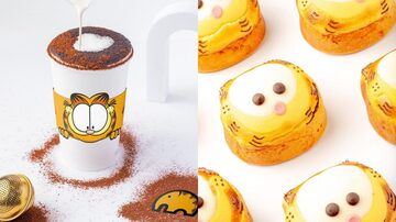 Na We Coffeee, pãezinhos do Garfield são recheados com cranberry, pistache e chocolate. Foto: Instagram @wecoffee.br
