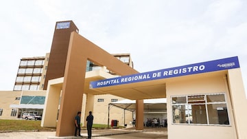 O Hospital Regional de Registro, na região do Vale do Ribeira; instituto que gerencia hospital contratou empresa de marido de deputada. Foto:  GILBERTO MARQUES/GOVERNO SP (9/3/2019)