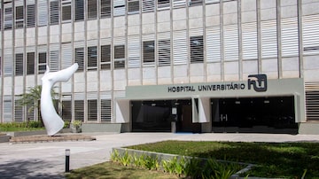 Fachada do Hospital Universitário (HU), na zona oeste de São Paulo. Foto: Marcos Santos/USP Imagens