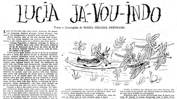A história da lesmaLúcia Já-Vou-Indono Estadão em 1957. Foto: Acervo Estadão