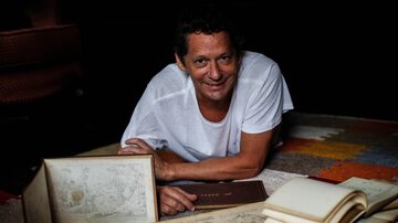 O escritor e historiador André Caramuru Aubert, parente distante do suíço Rodolphe Töpffer. Foto: Werther Santana/Estadão