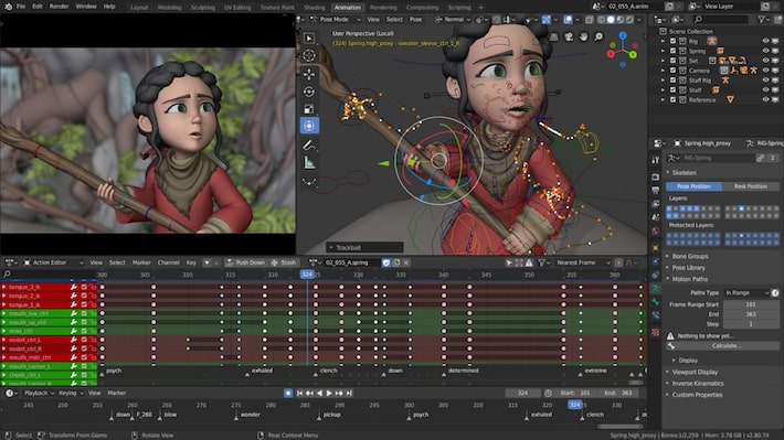 Blender/Reprodução