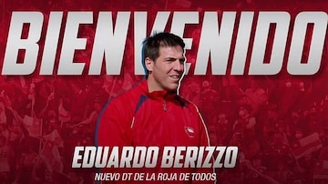 Seleção chilena anuncia a contratação de Eduardo Berizzo. Foto: Seleção Chilena de Futebol