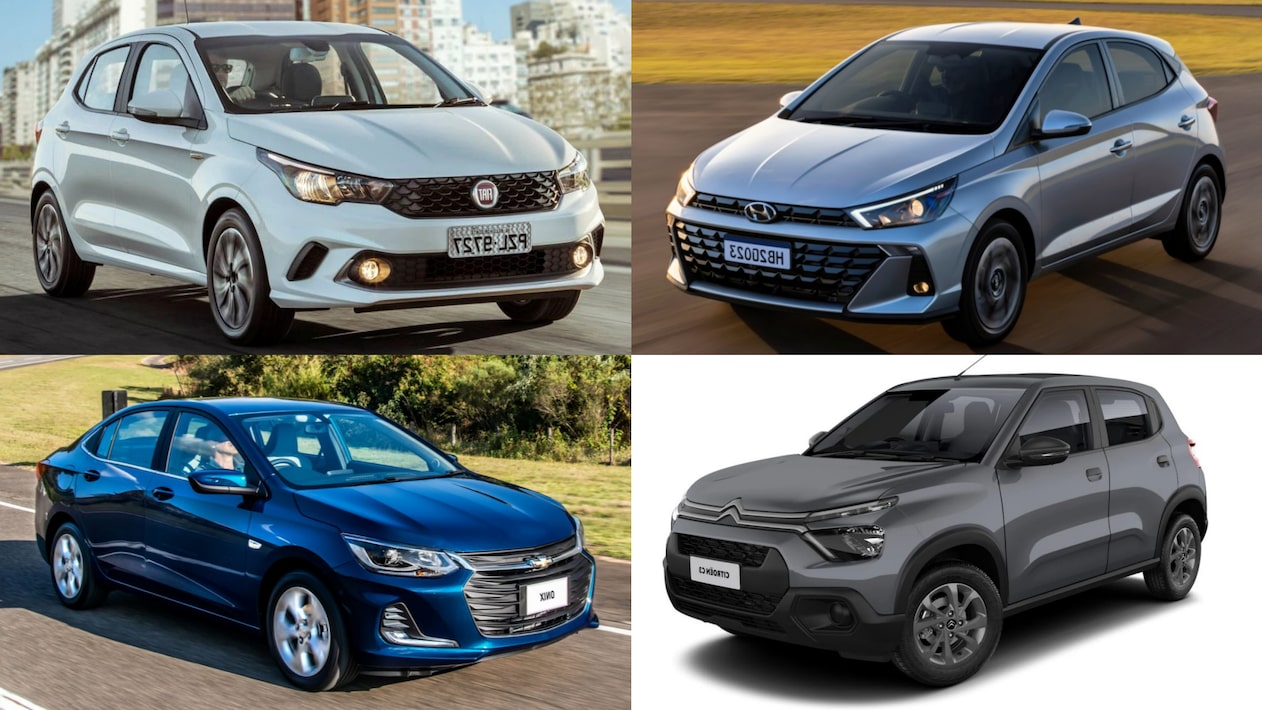 Carros equipados com câmbio automático mais baratos do Brasil já encostam nos R$ 100 mil Carros equipados com câmbio automático mais baratos do Brasil já encostam nos R$ 100 mil