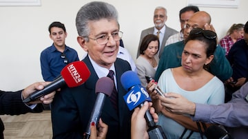 O opositor Henry Ramos Allup, ex-presidente da Assembleia Nacional da Venezuela. Foto: EFE/MIGUEL GUTIERREZ