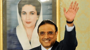 Asif Ali Zardari  é eleito presidente do Paquistão. Foto: AAMIR QURESHI