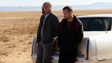 Bryan Cranston (Walter White)eAaron Paul (Jesse Pinkman) podem aparecer em última temporada de 'Better Call Saul'. Foto: Ursula Coyote/Sony Pictures Television