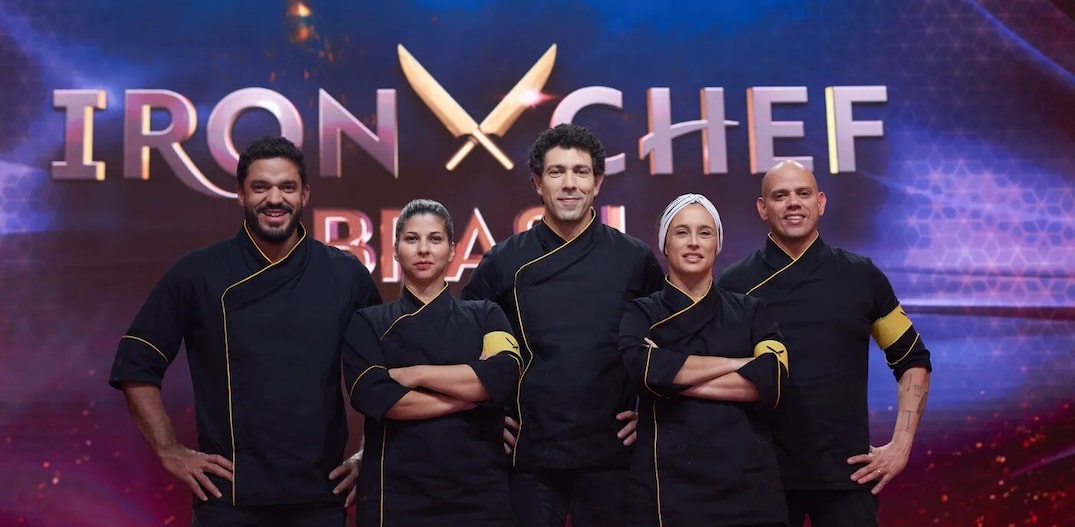 Chefs convidados do reality show da Netflix, Iron Chef Brasil. Foto: Netflix