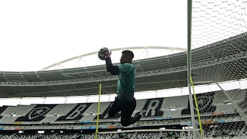 O goleiro Saulo. Foto: Vitor Silva/SSPress/Botafogo