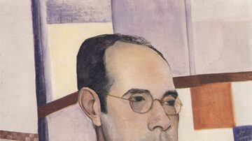 Mário de Andrade em tela deLasar Segall (1927). Foto: IEB
