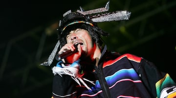 Jay Kay, vocalista da banda Jamiroquai. Foto: Mayela Lopez / AFP
