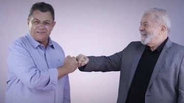 Emídio de Souza e Lula em vídeo da campanha do petista à Prefeitura de Osasco (SP). 