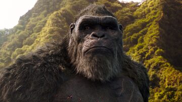 Cena do filme 'Godzilla vs. Kong', de 2021. Uma nova produção sobre King Kong está em desenvolvimento pelo Disney+. Foto: Warner Bros. 