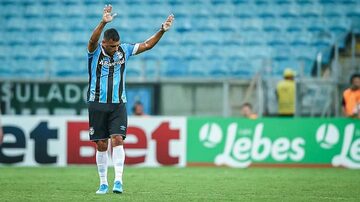Diego Souza foi um dos destaques do Grêmio na vitória sobre o Esportivo. Foto: Lucas Uebel/Grêmio