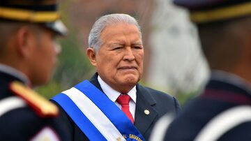 O ex-presidente salvadorenho Sánchez Céren. Foto: Oscar Rivera/AFP