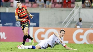 Paulinho Moccelin marca o único gol da vitória do Sport sobre o Bahia. Foto: Sport do Recife