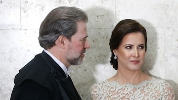 
Toffoli e a mulher, Roberta Maria Rangel, na cerimônia de posse do ministro, em setembro de 2018. FOTO: DIDA SAMPAIO/ESTADÃO
