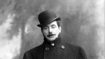 Giacomo Puccini. Foto: Biblioteca do Congresso dos EUA/A. Dupondt/Domínio Público
