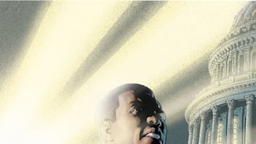 Imagem mostraCalvin Ellis, cruzamento de Superman com o ex-presidente Barack Obama. Foto: DC Comics /The New York Times)