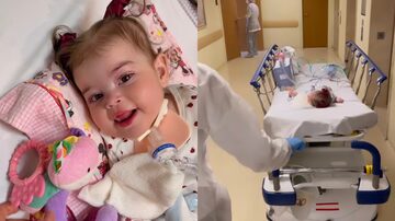 Filha de Juliano Cazarré voltou ao hospital nesta quarta, 9. Foto: Reprodução de vídeo/Instagram/@leticiacazarre