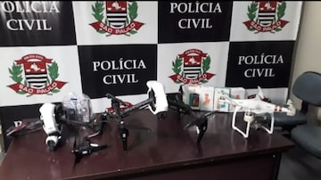 Detentos de presídios na capital e no interior paulista recebiam drogas e celulares por drones. Foto: DIVULGAÇÃO/SAP