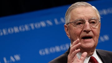 O ex-vice-presidente dos EUA Walter Mondale. Foto: Win McNamee/Gettu Images via AFP