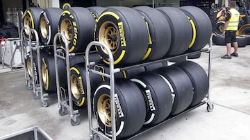 GPs da Austrália, Bahrein e China terão os pneus macios (amarelo) e médios (branco). Foto: Sergio Castro/Estadão