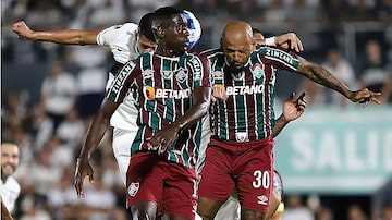 Fluminense perde para o Olímpia-PAR e estáfora da Libertadores. Foto: Nathalia Aguilar/EFE
