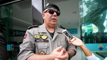 O Comandante Geral da Polícia Militar da Paraíba, Euller Chaves. Foto: MARLON COSTA/FUTURA PRESS/FUTURA PRESS