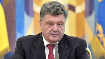 O presidente da Ucrânia, Petro Poroshenko. Foto: MYKOLA LAZARENKO/AFP