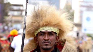 O músico Haacaaluu Hundeessaa. Foto: Tiksa Negeri/Reuters