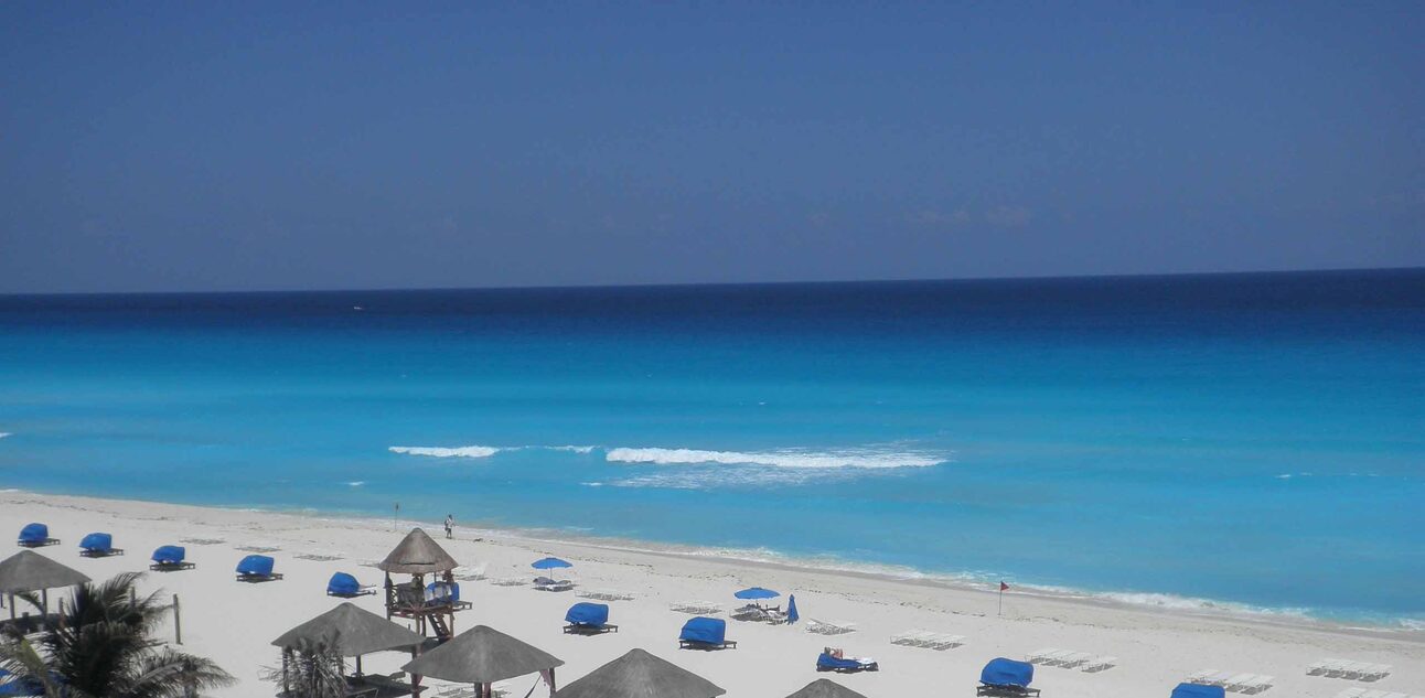 Praia de Cancún. Foto: Sandra Regina/Estadão
