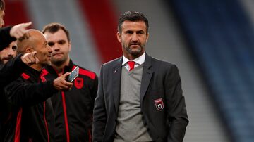 Federação da Albânia demitiu o técnico Christian Panucci do comando da seleção do país. Foto: Lee Smith/Reuters