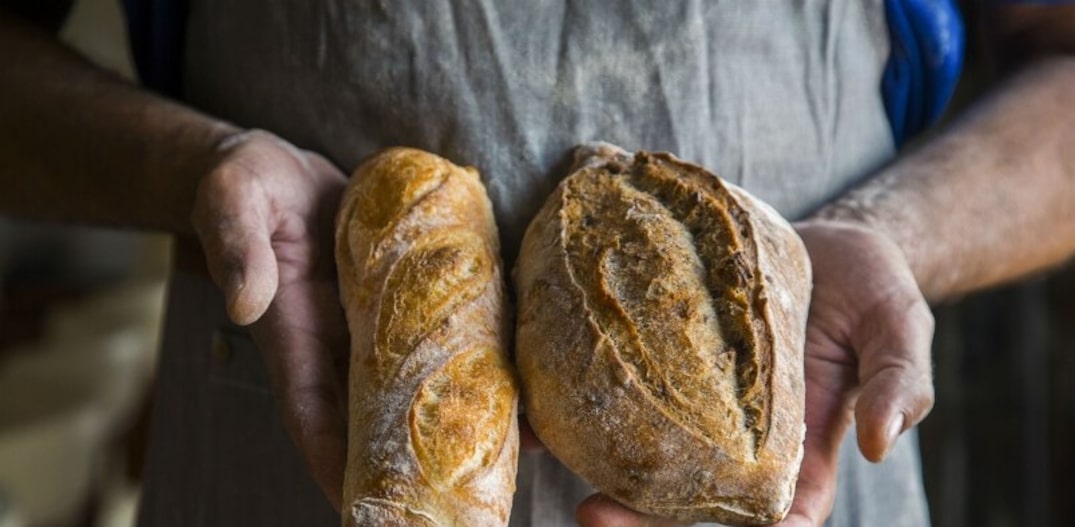 Pão p72 e pão de nozes, que fermentam 72 horas, na Mundo Pão do Olivier. Foto: Bruno Geraldi|Divulgação