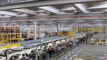 Fábrica de Araquari (SC), onde modelos híbridos plug-in serão produzidos. Foto: BMW/Divulgação
