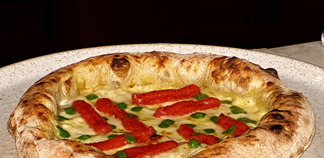 Pizza de margherita daPepe in Grani Pizzeria. Foto: Gillo Brunissoni